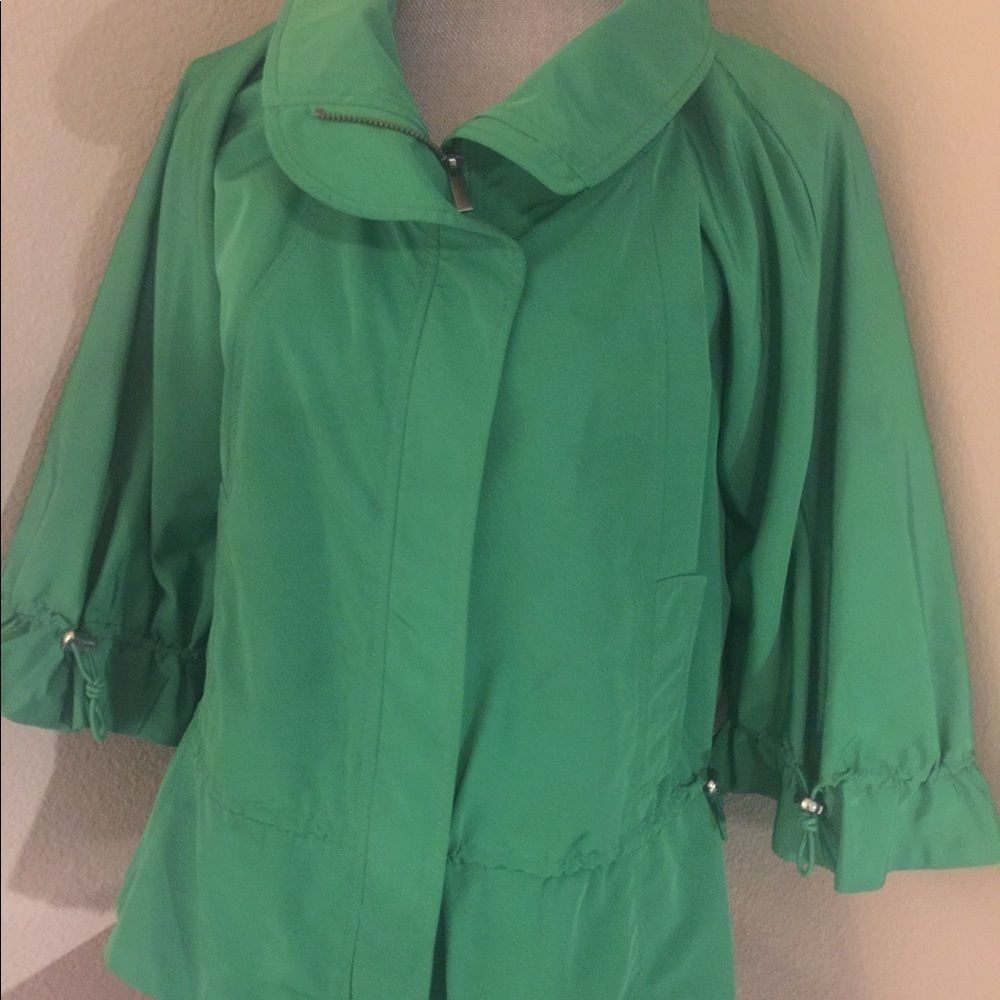 Chaus Green Rain Jacket